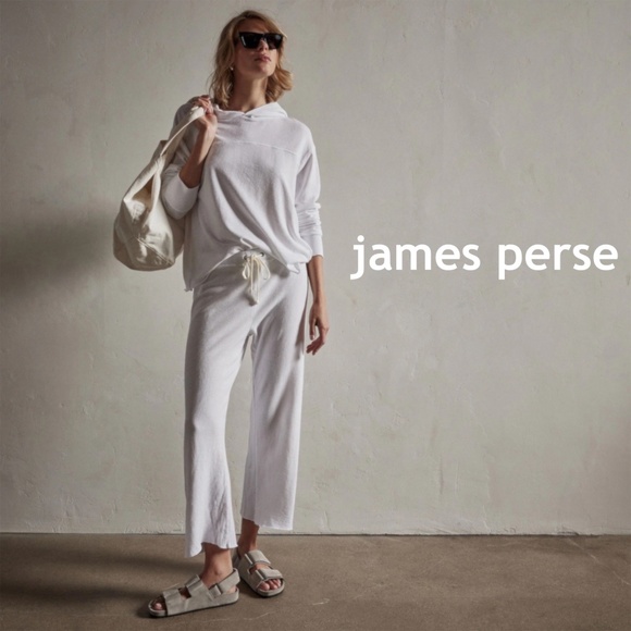 James Perse Pants - James Perse Cropped Drawstring Pants JP size 3 35" waist 25.5" inseam